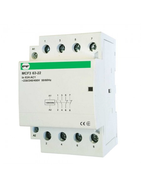 Контактор модульний MCF3 63-22 4P Промфактор ( MCF36322230 )