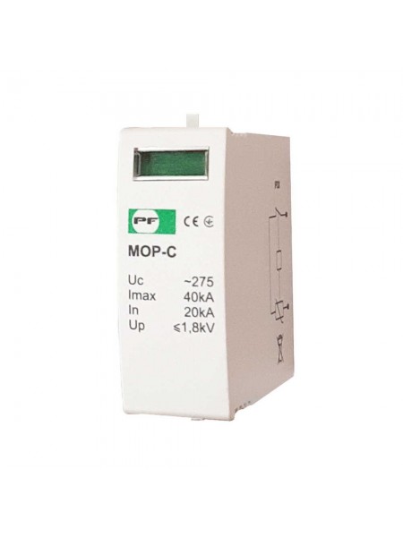 Модуль для обмежувача перенапруги MOP-C 20кА/40кА/275В Промфактор ( MOPC275/20 )