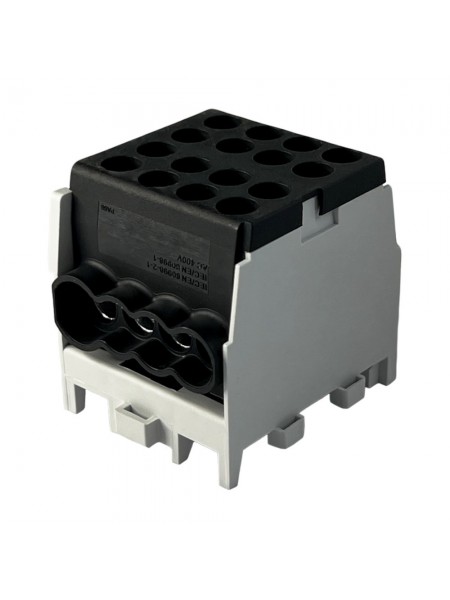 Клемний блок FJ-25/16.3BL 100A чорний Промфактор ( FJ25163BL )
