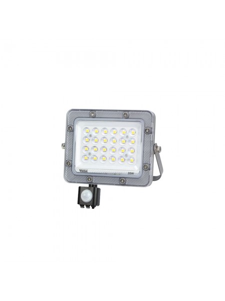 Прожектор LED Violux CARBON-S 20W 5000K 2000lm IP65 з датчиком ( 400212 )