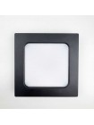 Світильник LED даунлайт Violux FRAME 12W 4200K квадрат IP20 чорний ( 121192 )