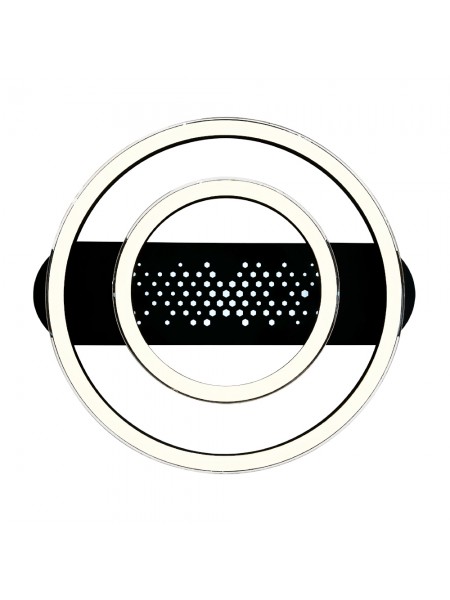 Світильник LED smart KENZO-R+пульт 85W 3000-5000K IP20 круг чорний Violux ( 220665 )