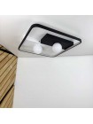 Світильник LED smart PICASSO-S+пульт 85W 3000-5000K IP20 квадрат біло-чорний Violux ( 220635 )