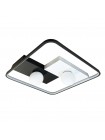 Світильник LED smart PICASSO-S+пульт 85W 3000-5000K IP20 квадрат біло-чорний Violux ( 220635 )
