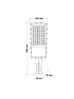 Світильник вуличний VIOLUX CONCORD 50W 6500Lm 5000K ( 430332 )
