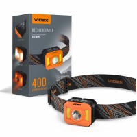 Налобний світлодіодний ліхтарик VIDEX VLF-H085-OR 400Lm 5000K VLF-H085-OR - 484251