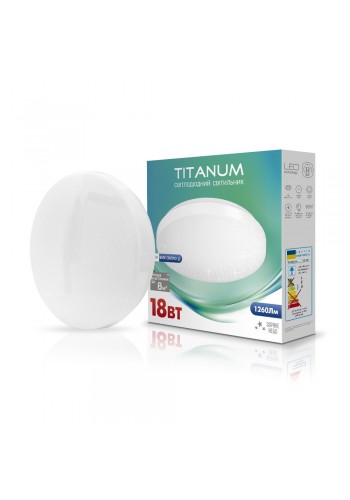 LED світильник настінно-стельовий TITANUM 18W 4100K Зоряне небо