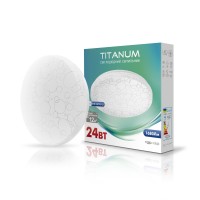 LED светильник настенно-потолочный TITANUM 24W 4100K Кольца