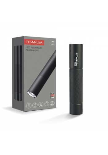 Портативний світлодіодний ліхтарик TITANUM TLF-T14B 300Lm 5000K Black TLF-T14B - 484190