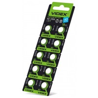 Батарейка годинникова Videx AG 7/LR926 BLISTER CARD 10 шт AG7/10B/1.5V - 291901