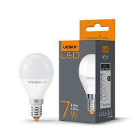 LED лампа VIDEX  G45e 7W E14 3000K VL-G45e-07143 - 297262