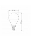 LED лампа VIDEX G45e 7W E14 3000K VL-G45e-07143 - 297262