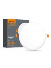 LED світильник безрамковий круглий VIDEX VLE-DLFR-154 15W 4000K 220V VLE-DLFR-154 - 540794