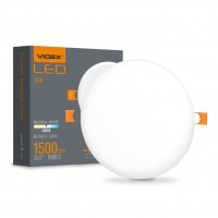 LED світильник безрамковий круглий VIDEX VLE-DLFR-154 15W 4000K 220V VLE-DLFR-154 - 540794