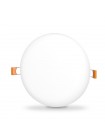 LED світильник безрамковий круглий VIDEX VLE-DLFR-154 15W 4000K 220V VLE-DLFR-154 - 540794