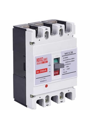 Шафовий автоматичний вимикач SAFE 200А 3P С HOROZ ELECTRIC 114-004-3200-010