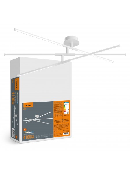LED світильник стельовий VIDEX CLD013 40W 3000-4000-6000K White VL-CLD013-40CW - 489980