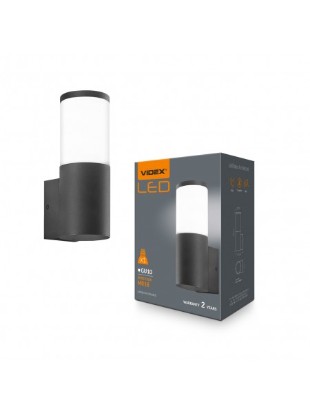 LED Світильник архітектурний AR091B IP54 VIDEX GU10 VL-AR091B - 485951