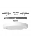LED світильник круглий VIDEX DL6R 12W 3000K-4000K-6500K White VL-DL6R-12CW - 487900