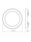 LED світильник круглий VIDEX DL6R 12W 3000K-4000K-6500K White VL-DL6R-12CW - 487900
