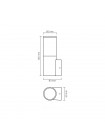 LED Світильник архітектурний AR091B IP54 VIDEX GU10 VL-AR091B - 485951
