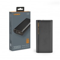 Повербанк 20000mAh VIDEX VPB-320 22.5W Black VPB-320-B - 486569