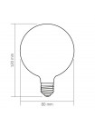 LED лампа VIDEX Filament VL-DG80MO 7W E27 3000K Porcelain dimmable VL-DG80MO - 484497