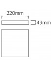 Світлодіодний світильник ANDREA/S-15 15W 6400К білий HOROZ ELECTRIC 016-067-0015-010