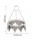 Світлодіодна люстра ASTORIA-25 25W HOROZ ELECTRIC 019-040-0025-010