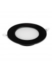 Світлодіодний світильник вбудований LED AURA-3 3W 6400K чорний HOROZ ELECTRIC 016-068-0003-040