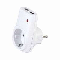 Розетка з заземленням + USB AXIS HOROZ ELECTRIC 
113-001-0001-010