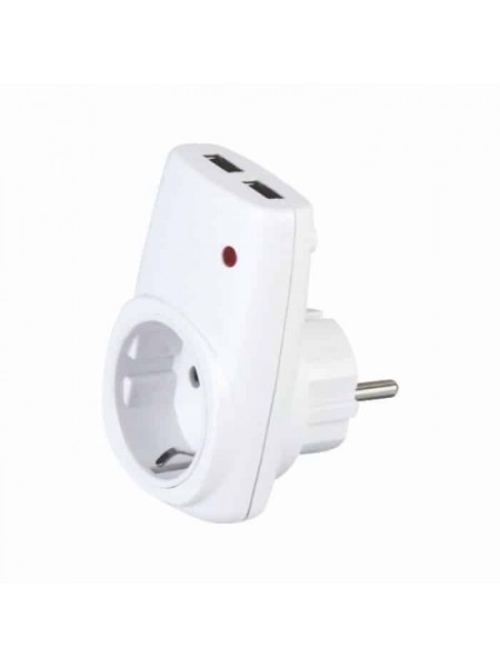 Розетка з заземленням + USB AXIS HOROZ ELECTRIC 
113-001-0001-010