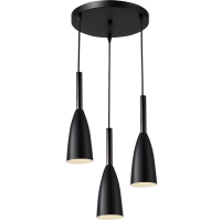 Світильник HOPFEN LOFT BELL 3 BK (E27, max 3 x 40W)