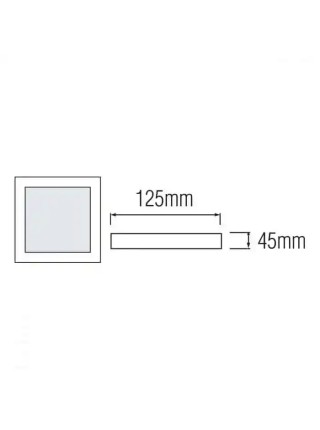 Світлодіодний світильник CARLA-16/SQ 16W 6400К HOROZ ELECTRIC 
016-059-0016-010