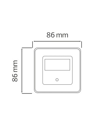 Світлодіодний світильник сходовий DIAMOND 2W (з датчиком) HOROZ ELECTRIC 
079-026-0002-020