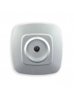 Розетка ТВ срібло ELA HOROZ ELECTRIC 112-007-0009-020