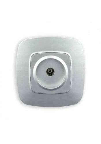 Розетка ТВ срібло ELA HOROZ ELECTRIC 112-007-0009-020