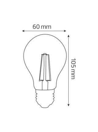 Cвітлодіодна лампа FILAMENT GLOBE-6 6W Е27 4200К HOROZ ELECTRIC 
001-015-0006-030