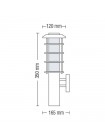 Світильник садово-парковий LADIN-2 Е27 HOROZ ELECTRIC 075-002-0002-010