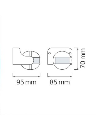 Датчик LINEA білий HOROZ ELECTRIC 
088-001-0003-010