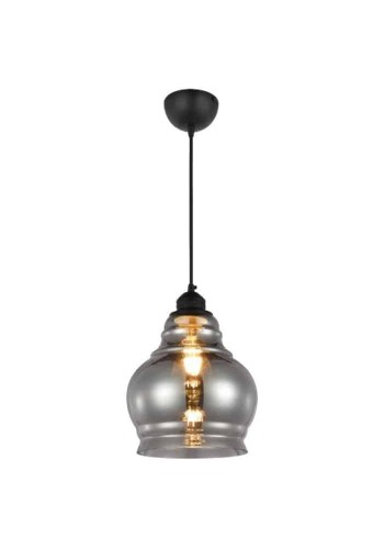 Світильник підвісний RONDO титановий HOROZ ELECTRIC 021-018-0001-010