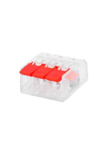 Клемник 3-х полюсний SLIM CONNECTOR-3 HOROZ ELECTRIC 103-002-0003-010