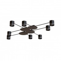 Світильник STARK CL-8/4-133 8xGX53 BK, 1060х100мм, чорний, HOPFEN