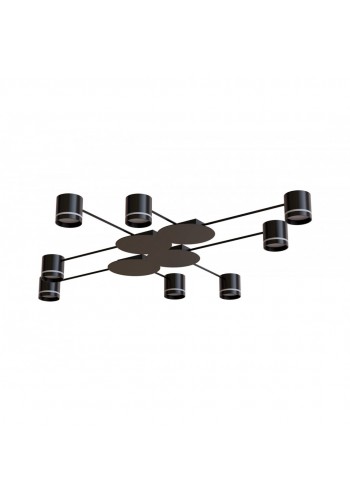 Світильник STARK CL-8/4-133 8xGX53 BK, 1060х100мм, чорний, HOPFEN