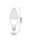 Cвітлодіодна лампа ULTRA-10 10W E14 3000К HOROZ ELECTRIC 001-003-0010-020