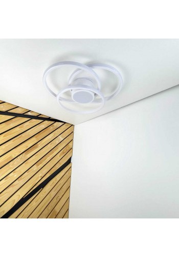 Світильник LED smart FORSAGE+пульт круг 100W 3000-5000K IP20 білий ( 220775 )