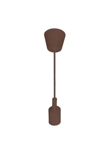 Світильник підвісний VOLTA Е27 коричневий HOROZ ELECTRIC 021-001-0001-010