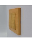 Вимикач ELBI ZENA Woodline клен 2кл без рамки ( 609-012700-202 )