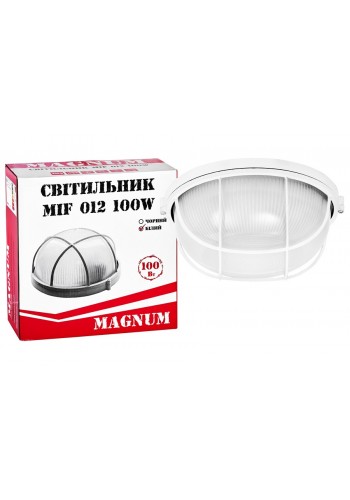 Світильник настінно-стельовий MAGNUM MIF 012 NEW 100W E27 білий