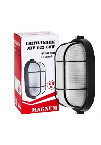 Світильник настінно-стельовий MAGNUM MIF 022 NEW 60W E27 чорний